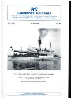 Nr. 260 Heft 5-2014  44 .Jahrgang; Hamburger Rundbrief (1 St.)